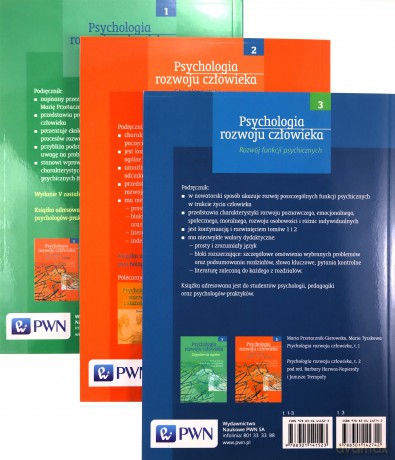 Psychologia rozwoju człowieka (Tom 1-3) - Janusz Trempała, Barbara Harwas-Napierała [KSIĄŻKA]