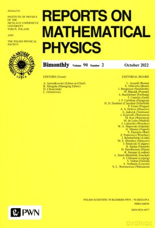 Reports on Mathematical Physics 90/2 Polska [KSIĄŻKA]
