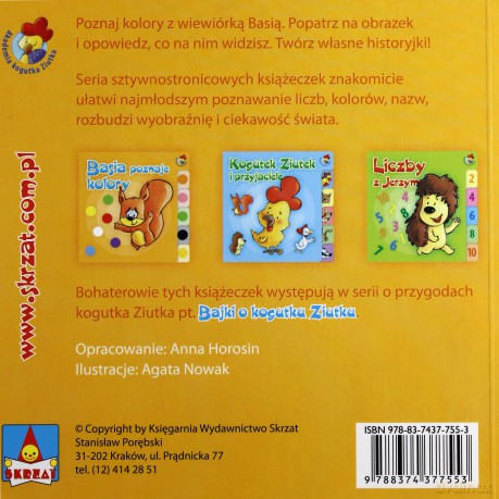 Basia Poznaje Kolory Tw [KSIĄŻKA]