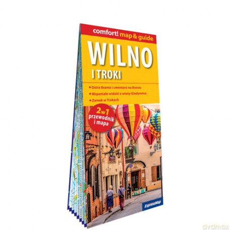 Wilno laminowany map&guide 2w1: przewodnik i mapa