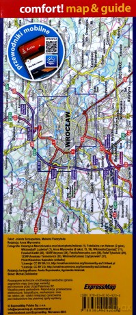 Wrocław laminowany map&guide 2w1: przewodnik i mapa