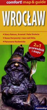 Wrocław laminowany map&guide 2w1: przewodnik i mapa