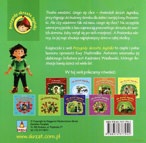 Jak Skrzat Jagódka Budował Domek - Ewa Stadtmüller  [KSIĄŻKA]