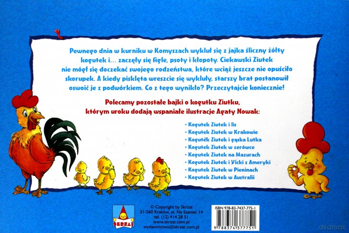 Kogutek Ziutek Z Kurnika W Świat - Barbara Sudoł  [KSIĄŻKA]