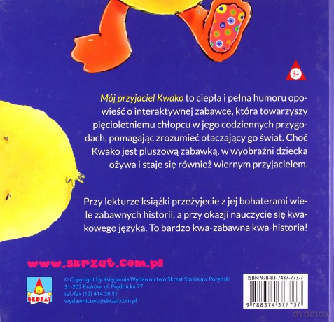Mój Przyjaciel Kwako Tw - Krystyna Śmigielska  [KSIĄŻKA]