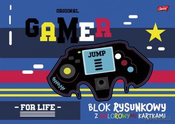 Blok rysunkowy A3 16K kolorowe kartki Unipap PAKIET 10 sztuk