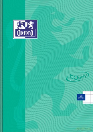 BRULION MO OXFORD TOUCH PASTEL A5 60K 90G K5M TURKUSOWY kratka z marginesem