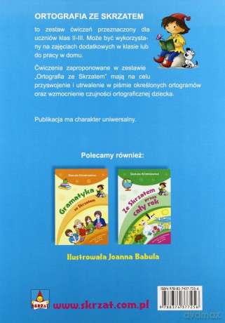Ortografia Ze Skrzatem - Danuta Klimkiewicz  [KSIĄŻKA]