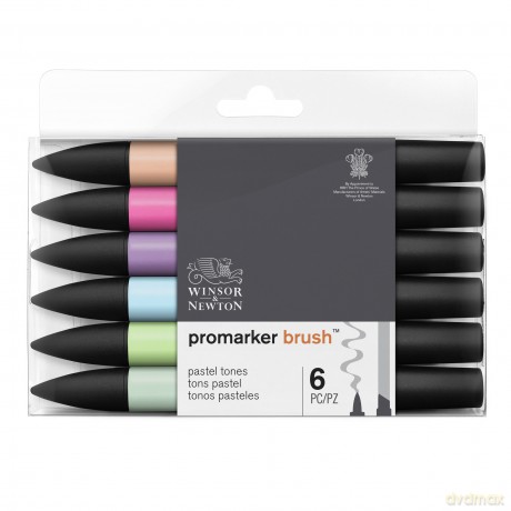 Brushmarker 6 pastel tones