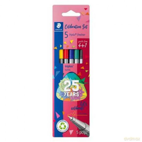 Cienkopis Triplus 0,3 mm, 5 kolorów Staedtler