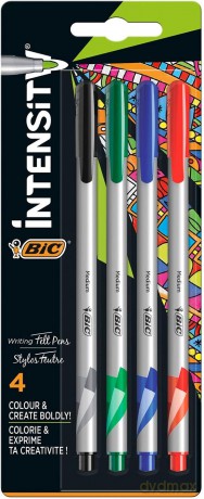 Cienkopisy Intensity Medium BIC mix AST blister 4 kolory