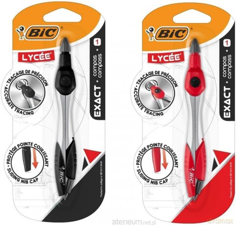 Cyrkiel Exact BIC blister mix kolorów