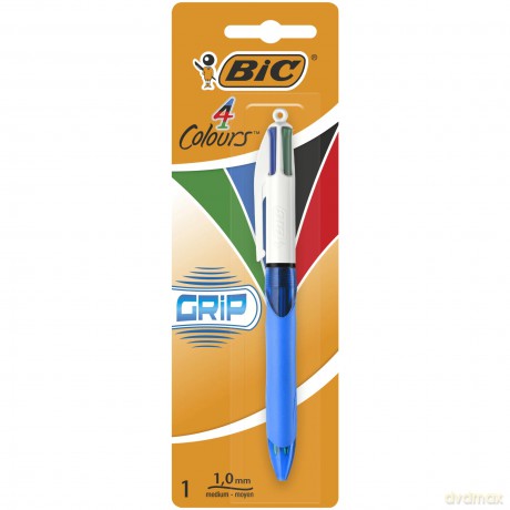Długopis 4 Colours Grip BIC mix AST blister