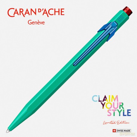 Długopis CARAN DACHE 849 Claim Your Style Ed2 Veronese Green M w pudełku zielony