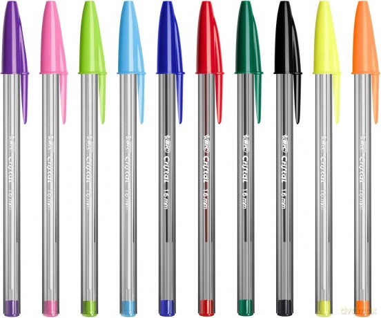 Długopis Cristal Multi Colour BIC mix kolorów pudełko 20szt