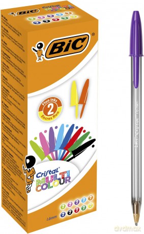 Długopis Cristal Multi Colour BIC mix kolorów pudełko 20szt