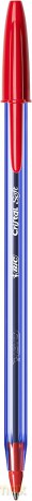 Długopis czerwony BIC Cristal Soft pudełko 50szt