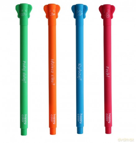 Długopis Happy Color Feelingi ELEPHANTS 0.5 mm 12 sztuk