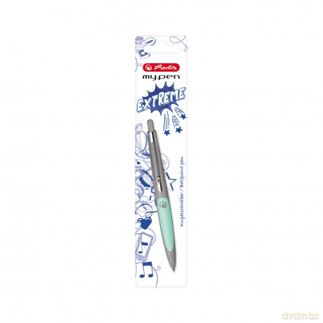 Długopis Herlitz my.pen popielaty-miętowy