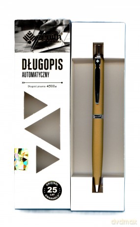Długopis metalowy Zenith 60 Elegance złoty w etui