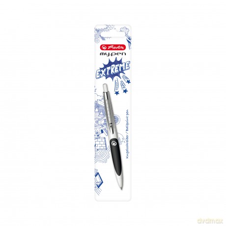 Długopis my.pen Herlitz biały-czarny