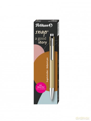 Długopis snap k10 metallic gold etui Pelikan