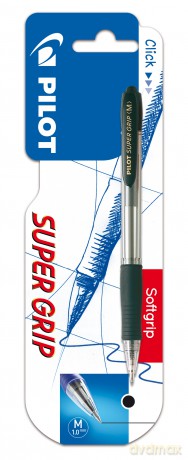 Długopis super grip czarny Pilot