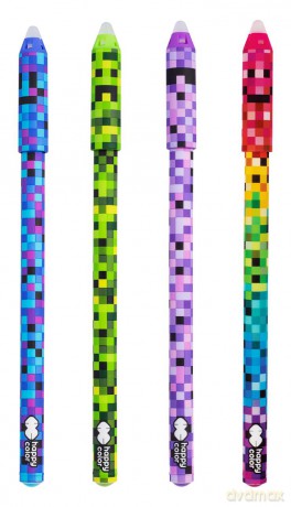 Długopis wymazywalny PIXI 0.5mm niebieski 12 szt. mix Happy Color