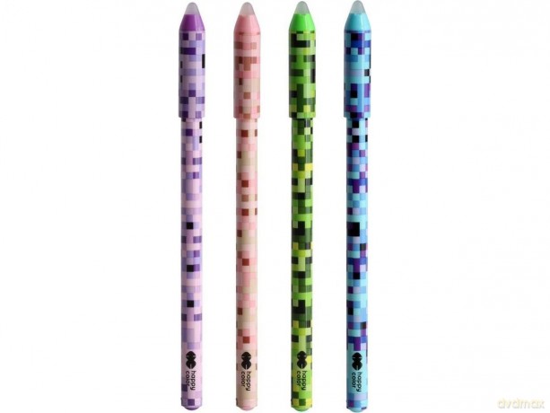 Długopis wymazywalny PIXI 0.5mm niebieski 12 szt. mix Happy Color