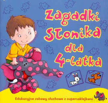 Zagadki Słonika Dla 4 - Latka [KSIĄŻKA]