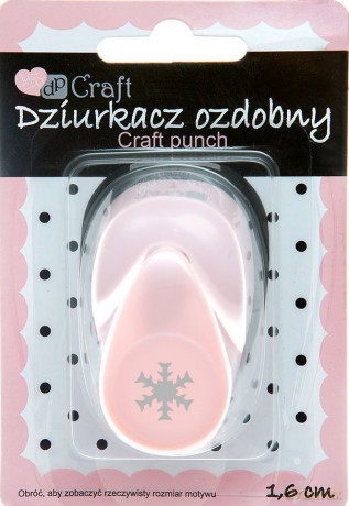 Dziurkacz ozdobny Śnieżynka 2 1,6cm