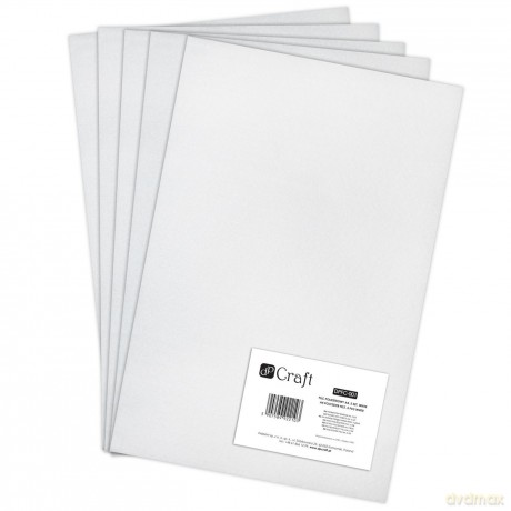 Filc poliestrowy A4 white 5 szt.