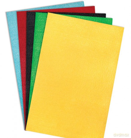 Filc poliestrowy A4 zestaw basic mix 5 szt.