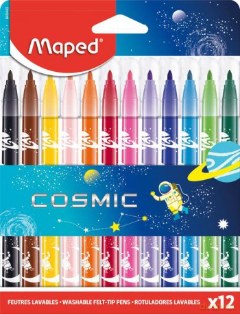 Flamastry Jungle cosmic Maped 12 sztuk 845442