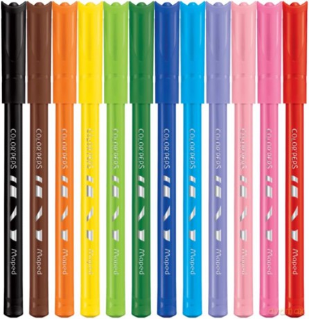 Flamastry Maped Colorpeps Ocean 12 kolorów w etui
