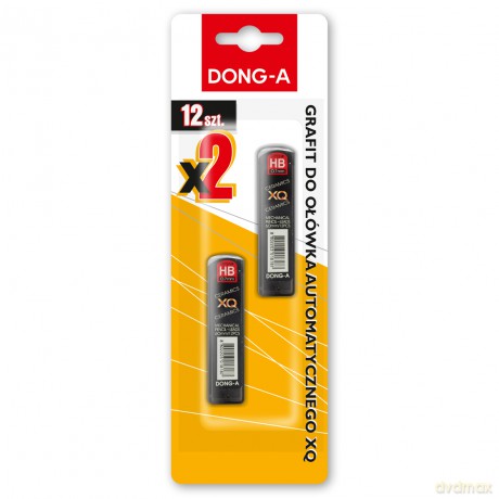 Grafit do ołówka automatycznego XQ 05 MM HB Dong-a 2 x 12 szt. blister
