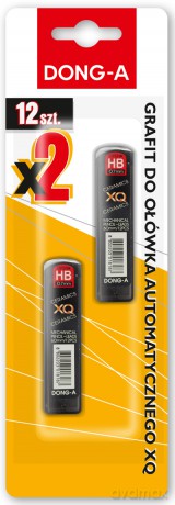 Grafit do ołówka automatycznego XQ 05 MM HB Dong-a 2 x 12 szt. blister