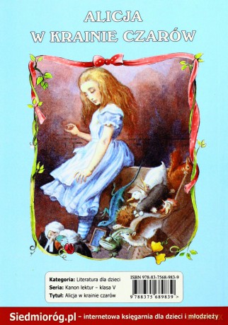 Alicja W Krainie Czarów Lewis Carroll Książka Autor Lewis