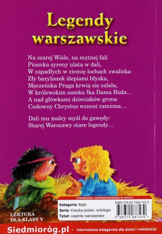 Legendy Warszawskie - Artur Oppman  [KSIĄŻKA]