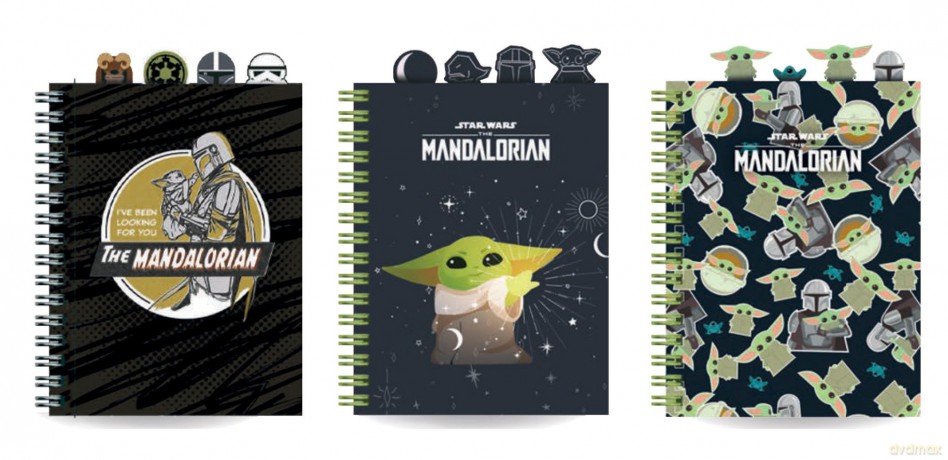 Kołobrulion B5 100k. kratka Disney fashion Mandalorian. mix