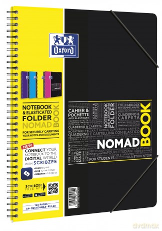 Kołonotatnik Oxford Student Nomadbook A4 (245x310) 80k Li Pp
