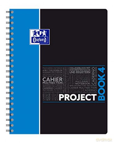Kołonotatnik Oxford Student Projectbook A4 (233x298) 80k Kr Pp
