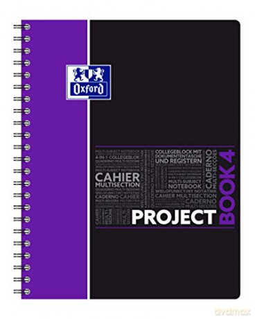 Kołonotatnik Oxford Student Projectbook A4 (233x298) 80k Kr Pp