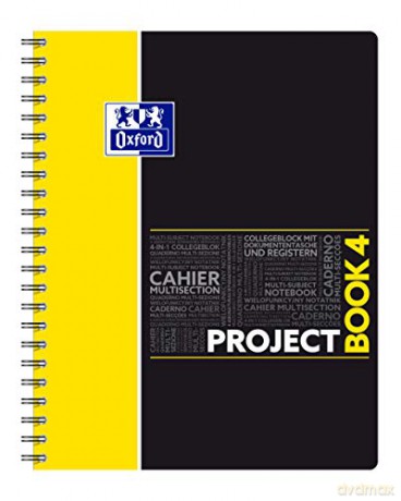 Kołonotatnik Oxford Student Projectbook A4 (233x298) 80k Kr Pp