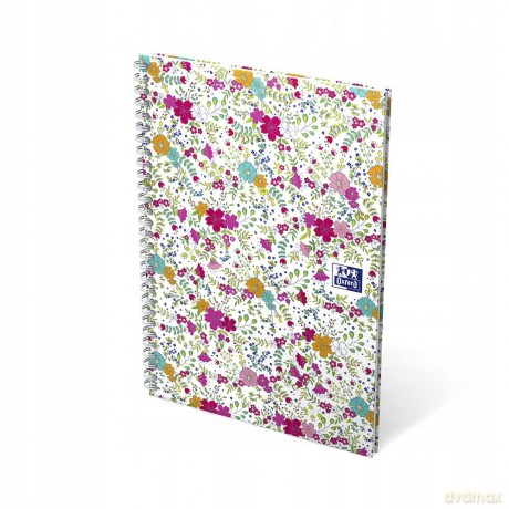 Kołozeszyt Oxford Floral A5 60k 90g Li