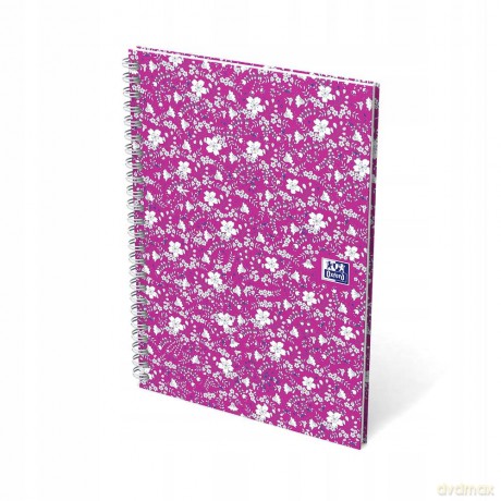 Kołozeszyt Oxford Floral A5 60k 90g Li