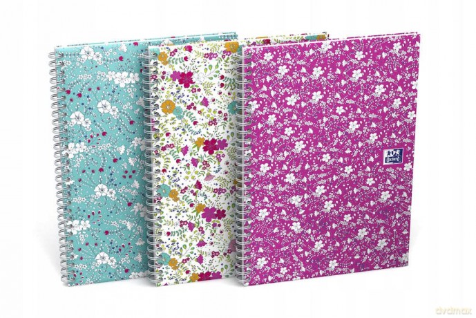 Kołozeszyt Oxford Floral A5 60k 90g Li