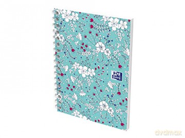 Kołozeszyt Oxford Floral A6 50k 90g Kr