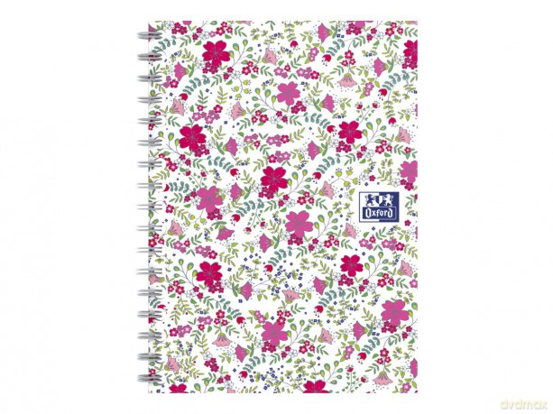 Kołozeszyt Oxford Floral A6 50k 90g Kr