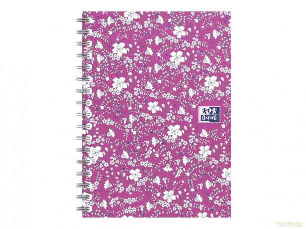 Kołozeszyt Oxford Floral A6 50k 90g Kr